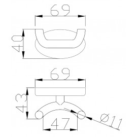F17AKN04W1 | Percha doble