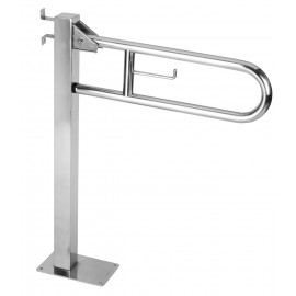BGC710C | Barra de apoyo abatible vertical con columna fija