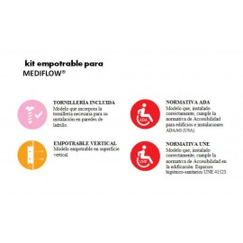 Mediflow Kit Empotrable | Secamanos Automático