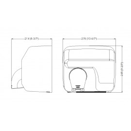 Saniflow E05A | Secamanos automático