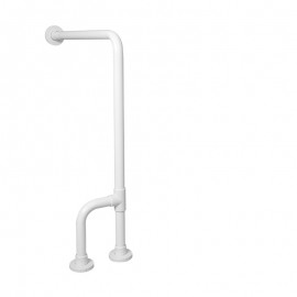 G01JCS38W1 | Barra de apoyo de 600 mm reversible pared / suelo con 3 puntos de anclaje