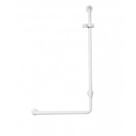 G27JOR01W1 | Barra de apoyo de 672x1172 mm con ángulo de 90º con soporte de ducha