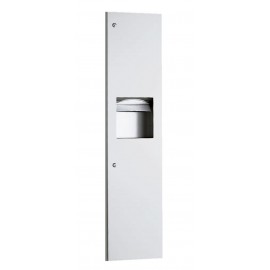 DTE0050CS | Dispensador papel toalla y papelera - Empotrado
