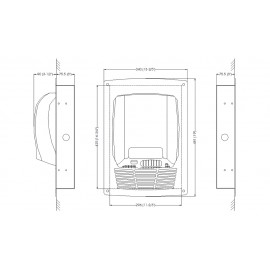 Mediflow Kit Empotrable | Secamanos Automático