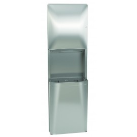 2A25-36 | Unidad combinada con dispensador papel toalla rollo automático y papelera. | Empotrado
